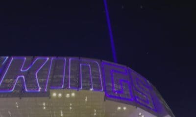 Sacramento Kings light the beam
